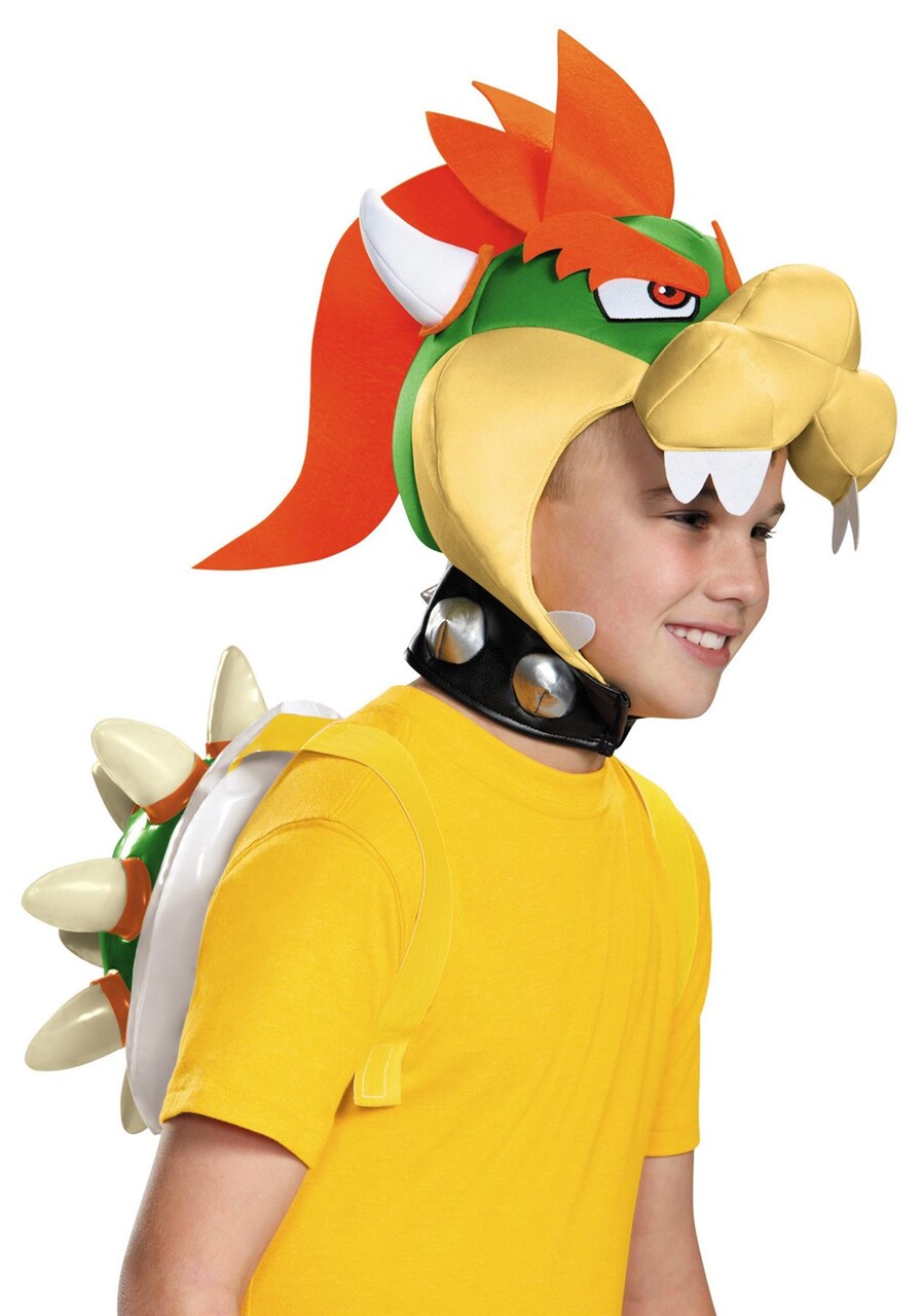 Child's Super Mario Brothers Bowser Officially Licensed Costume Accessory Kit Standard size